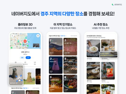 네이버지도 플라잉뷰3D, 발견피드./네이버