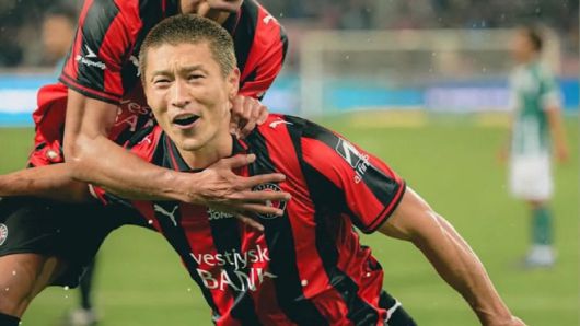 미트윌란의 조규성. /연합