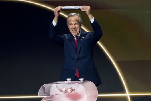 2026 북중미 월드컵 조추첨식 현장. /UPI·연합