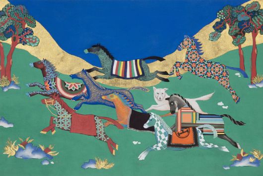 이진아의 '힘찬 마중'. /갤러리 그림손