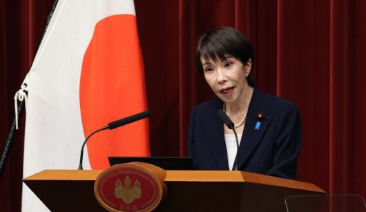 다카이치 총리는  "다카이치 사나에가 내각총리대신으로 적합한지, 주권자인 국민이 판단해 달라"고 말하며 사실상 '정권 선택' 선거임을 부각했다./사진=연합뉴스