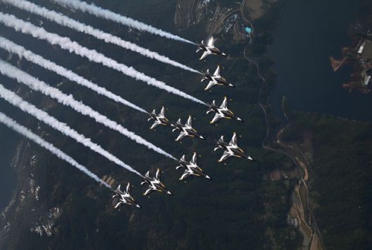 공군 특수비행팀 블랙이글스 /공군