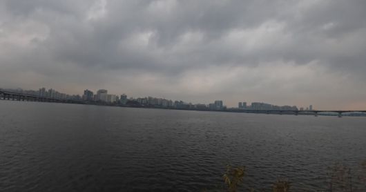 오즈모 액션 6으로 촬영한 한강 전경 캡쳐/ 정아름 기자