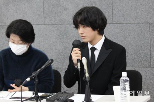 2일 도쿄에서 기자회견을 가진 피아니스트 임윤찬.   도쿄=이상훈 특파원 sanghun@donga.com