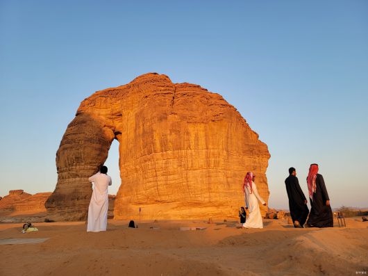 알울라 코끼리 바위.