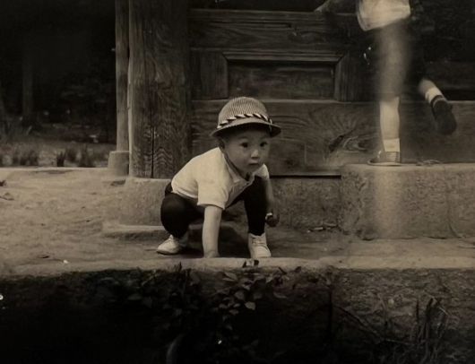 윤기중 연세대 명예교수가 직접 찍은 윤석열 대통령 유아 시절. 대통령실 제공