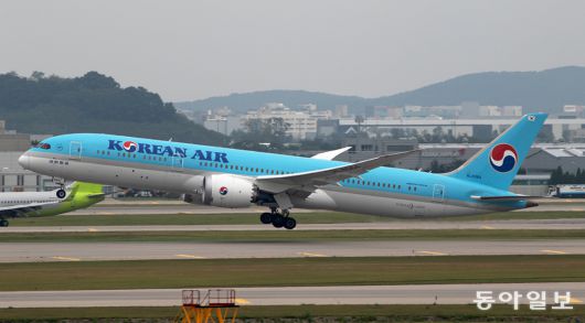 대한항공 B787-9 항공기. 동아일보DB