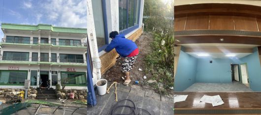 한승재 씨는 중국집이 있던 공간을 업타운 직원들과 함께 직접 개조해 막국수 식당으로 만들었다. 본인 제공