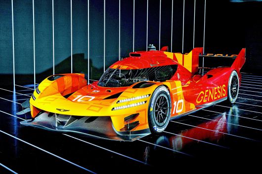 내년부터 내구 레이스에 참가할 ‘GMR-001 하이퍼카’의 실차 디자인 모델. 현대자동차 제공