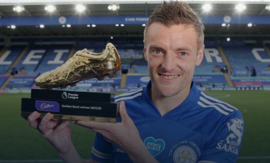 2019~2020시즌 잉글랜드 프리미어리그(EPL) 득점왕에 올랐던 제이미 바디. 동아일보DB.
