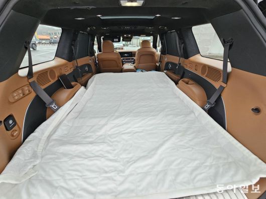 최근 현대자동차의 신형 팰리세이드 하이브리드 모델을 타고 경기 양평군 두물머리(위쪽 사진)와 인천 강화군에서 ‘차크닉’(자동차와 피크닉의 합성어)을 했다. 이 차량은 넓은 공간감에 V2L과 스테이 모드 등 고전압 배터리를 활용한 다양한 기능을 갖춰 야외 나들이를 떠나는 가족들에게 ‘최적의 선택’이라는 평가가 나온다. 양평·강화=김재형 기자 monami@donga.com