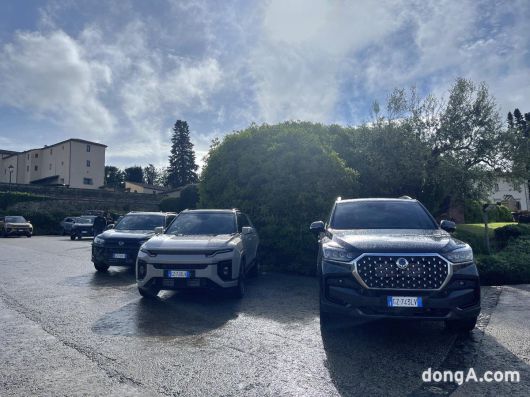 이탈리아에서 열린 KGM 브랜드 론칭 행사