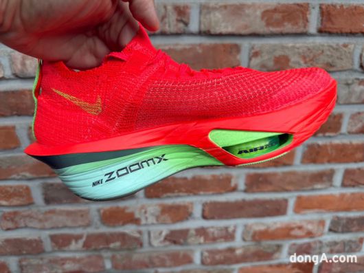 나이키 알파플라이3 중창시스템. 김상준 기자.