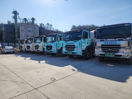 일성레미콘 본사 내부.