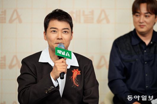 29일 채널A 신규 예능 프로그램 ‘브레인 아카데미’(매주 목요일 오후 10시 방송) 제작발표회에 나선 방송인 전현무. 채널A 제공