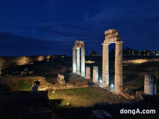 히에라폴리스 야간 관람.