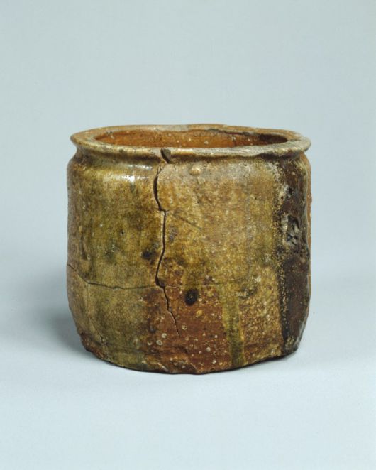 ＜‘시바노이오리’라 불린 물항아리＞, 아즈치 모모야마 시대~에도 시대 16~17세기, 도쿄국립박물관, 일본 중요문화재