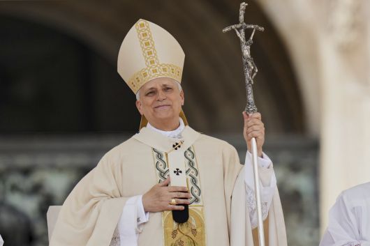 교황 레오 14세. 바티칸=AP 뉴시스