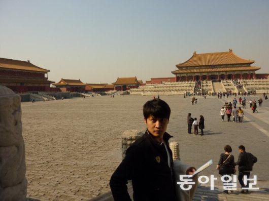 차영철 씨가 2011년 중국 베이징 천안문 광장에서 찍은 사진.