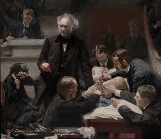 위생 관념이 부족하던 시절 수술실 광경. 사진 출처 위키피디아