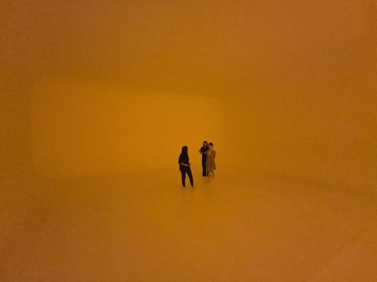 뮤지엄산 제임스터렐관에서 볼 수 있는 설치 작품 ‘간츠펠트’(Ganzfeld). 사진 성수영 제공.