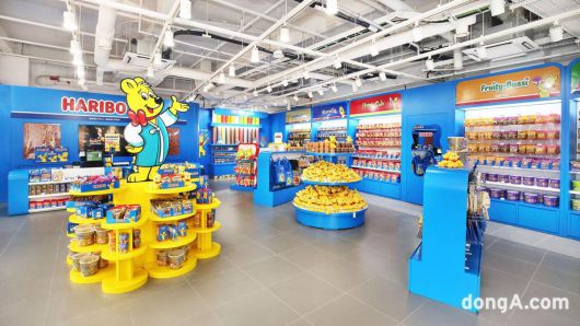 하리보 스토어 매장 내부 전경. 하리보코리아