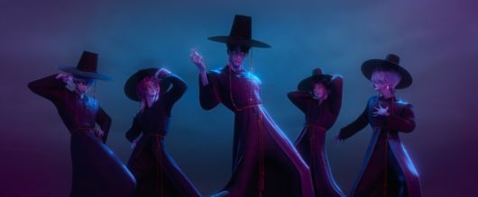 넷플릭스 애니메이션 ‘케이팝 데몬 헌터스’ 캡처.