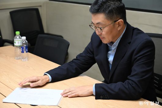 김예성 씨가 11일(현지 시간) 오후 베트남 호치민에서 동아일보와 단독 인터뷰를 진행하고 있다. 호치민=박종민 기자 blick@donga.com