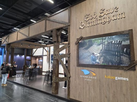 카카오게임즈 게임스컴 2025 B2B 부스 (사진 = 게임동아)