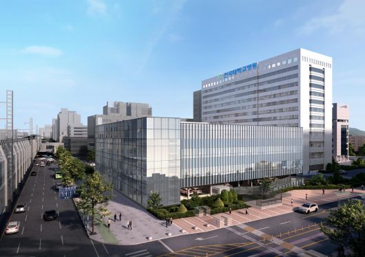 2027년 완공 예정인 3층 규모의 외래센터 조감도.