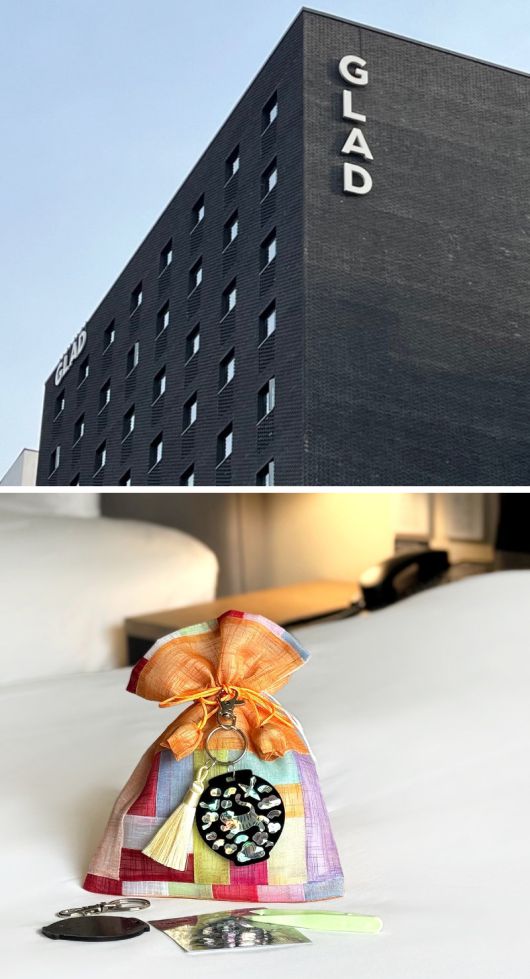 DL그룹의 호텔 브랜드 ‘글래드’ 호텔(위쪽 사진)은 ‘행운의 호랑이 & 까치 패키지’ 등 한국 문화를 체험할 수 있는 패키지를 선보여 외국인 관광객들에게 인기를 끌고 있다. 글래드호텔 제공