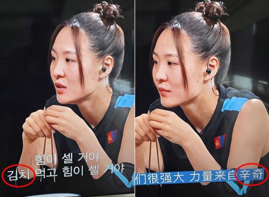 넷플릭스 예능 ‘피지컬: 아시아’가 김치 중국어 자막을 ‘신치’(辛奇)로 표기해 호평을 받았다. 사진=서경덕 성신여대 교수 제공