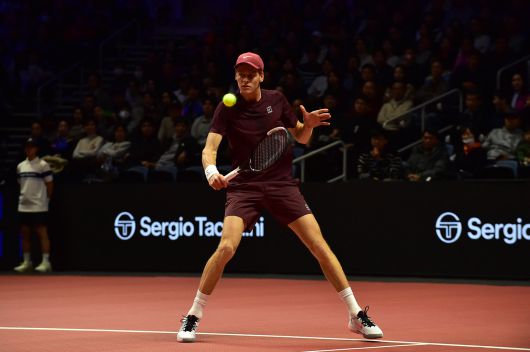 신네르의 정교한 백핸드 슬라이스. 세마스포츠마케팅 제공