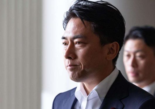 고이즈미 신지로(小泉進次郎) 일본 방위상. 뉴시스