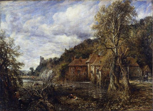 존 컨스터블은 ‘어런들의 방앗간과 성’(1837년)에서 빛과 날씨가 변화하는 순간을 포착해 냈다. ⓒToledo Museum of Art