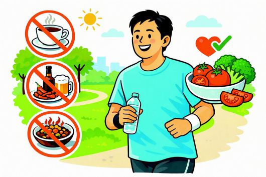 중년 남성의 전립선 건강을 위해서는 적절한 운동과 함께 자극적인 음식을 피하고 리코펜이 풍부한 음식을 섭취하는 것이 좋다.