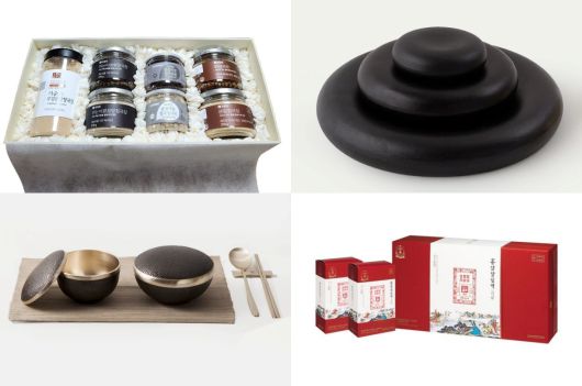 다카이치 사나에(高市早苗) 일본 총리 배우자인 야마모토 다쿠(山本拓) 전 의원에게 전달한 선물. 청와대