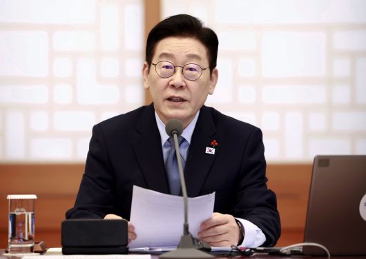 이재명 대통령이 15일 청와대에서 열린 수석보좌관회의에서 발언하고 있다. 2026.01.15 뉴시스