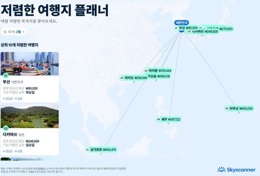 사진=스카이스캐너 제공