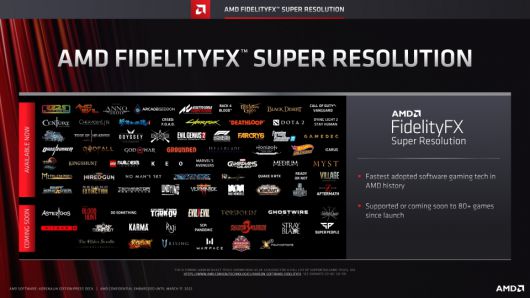 앞으로 보다 많은 게임 타이틀에서 FSR을 이용할 수 있게 된다.