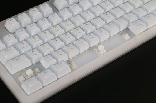 체리식 스테빌라이저를 적용했는데, 카일 적축 스위치 모델과 카일 백축 모델의 스테빌라이저 색상이 다르다.