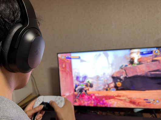 플레이스테이션 5와 연결하니 ‘템페스트 3D 오디오’를 활성화할 수 있었다.