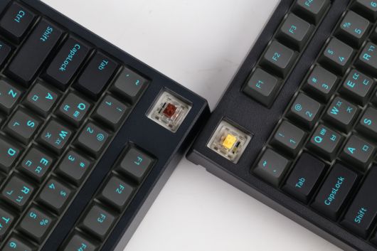 스위치는 게이트론 황축과 갈축을 선택할 수 있다.