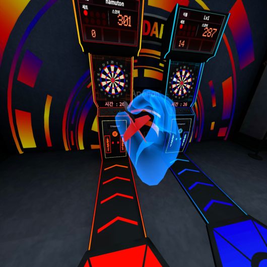 앱노리가 출시한 이 게임은 VR 세계에서 즐길 수 있는 스포츠 합본이다.