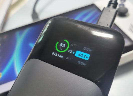 ASUS ROG Ally에 연결해 봤다. 문제없이 충전된다.