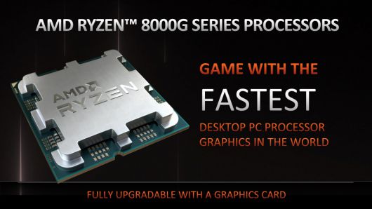 AMD는 라이젠 8700G를 내장 그래픽 기준 세계 최고의 게이밍 프로세서로 소개하고 있으며, 인텔 코어 14세대 프로세서와 비교해 확실히 우위를 차지하고 있다.