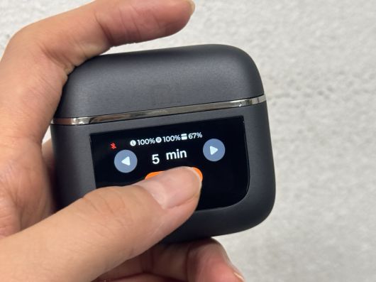 스마트폰과 블루투스로 연결되지 않은 상태에서는 타이머가 먹통이 되기 때문에 반쪽짜리 기능이다.