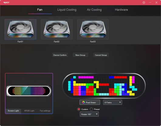 매트릭스 스크린으로 픽셀 디스플레이에 원하는 효과 적용 가능