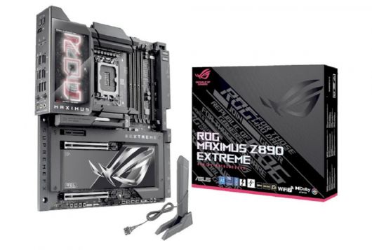 메인보드는 ASUS ROG MAXIMUS Z890 EXTREME이다. 강력한 성능을 제공하는 끝판왕 하이엔드 Z890 메인보드다.