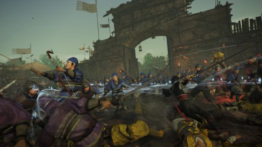 수많은 적이 등장해 실제 전장을 방불케 하는 느낌을 준다.